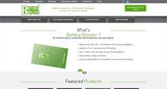 Desktop Screenshot of batteryboosterindia.com